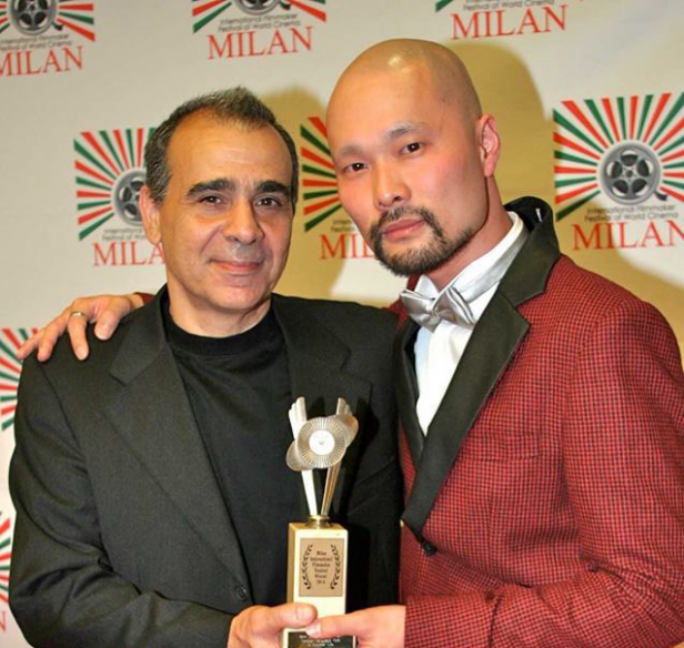 milam awardwith enrico